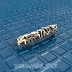 karinna in Blue Bling style - 3D name wallpaper
