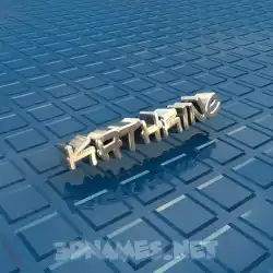 kathrine in Blue Bling style - 3D name wallpaper
