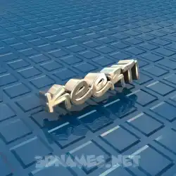keerti in Blue Bling style - 3D name wallpaper