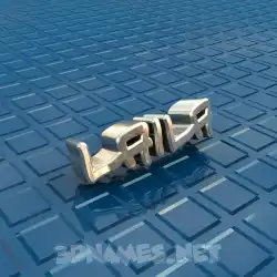 laila in Blue Bling style - 3D name wallpaper