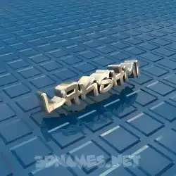 lakshmi in Blue Bling style - 3D name wallpaper