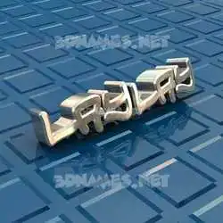 laylay in Blue Bling style - 3D name wallpaper