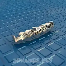 leehozjn in Blue Bling style - 3D name wallpaper