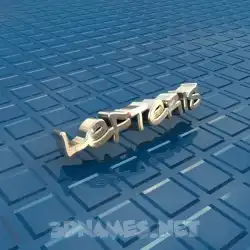 lefteris in Blue Bling style - 3D name wallpaper