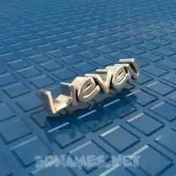 lieven in Blue Bling style - 3D name wallpaper