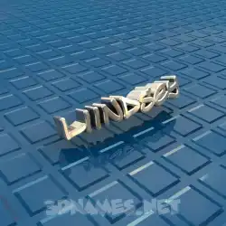 liindsey in Blue Bling style - 3D name wallpaper