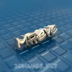 maeve in Blue Bling style - 3D name wallpaper
