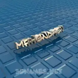 mahendren in Blue Bling style - 3D name wallpaper