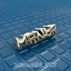 manya in Blue Bling style - 3D name wallpaper