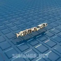 maximiliano in Blue Bling style - 3D name wallpaper