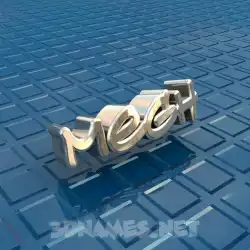 megh in Blue Bling style - 3D name wallpaper