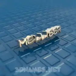 mellissa in Blue Bling style - 3D name wallpaper