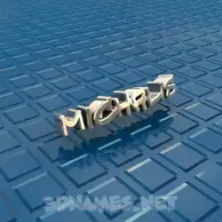 michalis in Blue Bling style - 3D name wallpaper