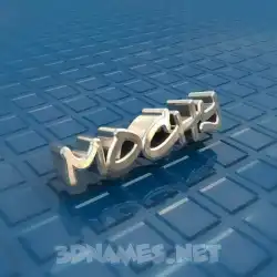 mochy in Blue Bling style - 3D name wallpaper