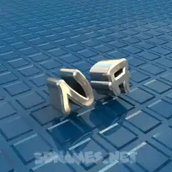 n a in Blue Bling style - 3D name wallpaper