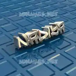 nadiya in Blue Bling style - 3D name wallpaper