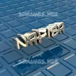nafisa in Blue Bling style - 3D name wallpaper