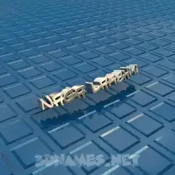 naga lakshmi in Blue Bling style - 3D name wallpaper