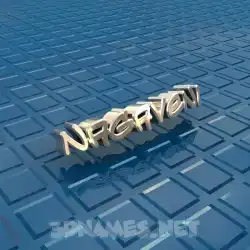 nagaveni in Blue Bling style - 3D name wallpaper