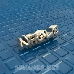 naglis in Blue Bling style - 3D name wallpaper