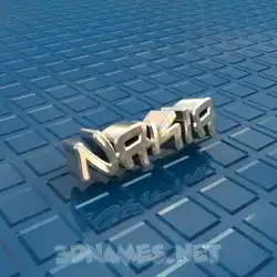 nakia in Blue Bling style - 3D name wallpaper