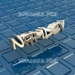 namdev in Blue Bling style - 3D name wallpaper