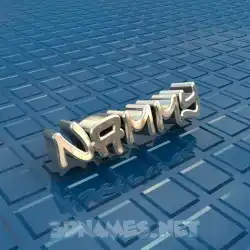 nammy in Blue Bling style - 3D name wallpaper
