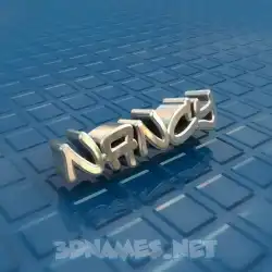 nancy in Blue Bling style - 3D name wallpaper
