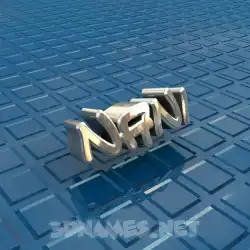 nani in Blue Bling style - 3D name wallpaper