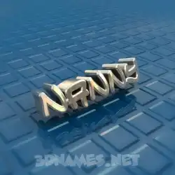 nanny in Blue Bling style - 3D name wallpaper