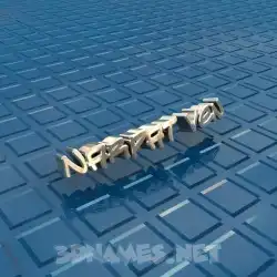 narpat ven in Blue Bling style - 3D name wallpaper