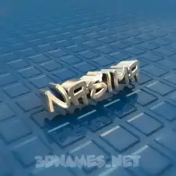 nasima in Blue Bling style - 3D name wallpaper