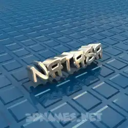 natasa in Blue Bling style - 3D name wallpaper
