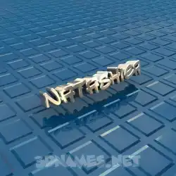 natashiea in Blue Bling style - 3D name wallpaper