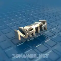 nath in Blue Bling style - 3D name wallpaper