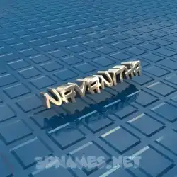 navanitha in Blue Bling style - 3D name wallpaper