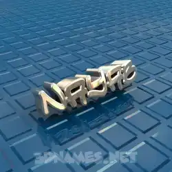 nayab in Blue Bling style - 3D name wallpaper