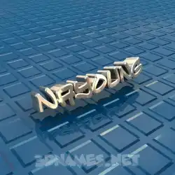 nayoung in Blue Bling style - 3D name wallpaper