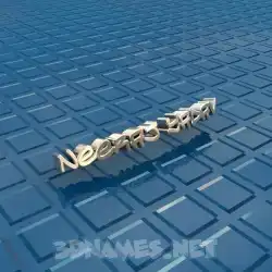 neeraj yadav in Blue Bling style - 3D name wallpaper