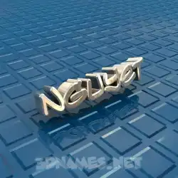 nguyet in Blue Bling style - 3D name wallpaper