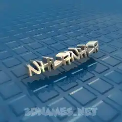 nhlanhla in Blue Bling style - 3D name wallpaper