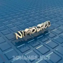 nikolaou in Blue Bling style - 3D name wallpaper