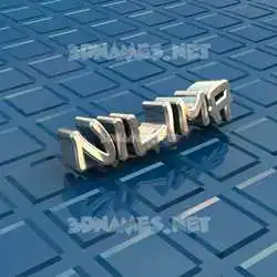 nilima in Blue Bling style - 3D name wallpaper