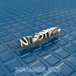 nilotpal in Blue Bling style - 3D name wallpaper