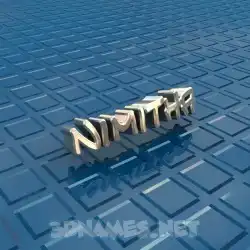 nimitha in Blue Bling style - 3D name wallpaper