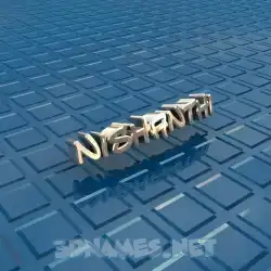 nishanthi in Blue Bling style - 3D name wallpaper