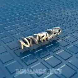 nivaldo in Blue Bling style - 3D name wallpaper