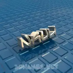 nkuli in Blue Bling style - 3D name wallpaper
