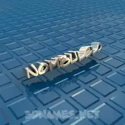 nombulelo in Blue Bling style - 3D name wallpaper