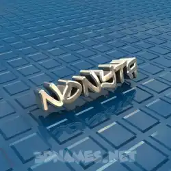 nonyta in Blue Bling style - 3D name wallpaper